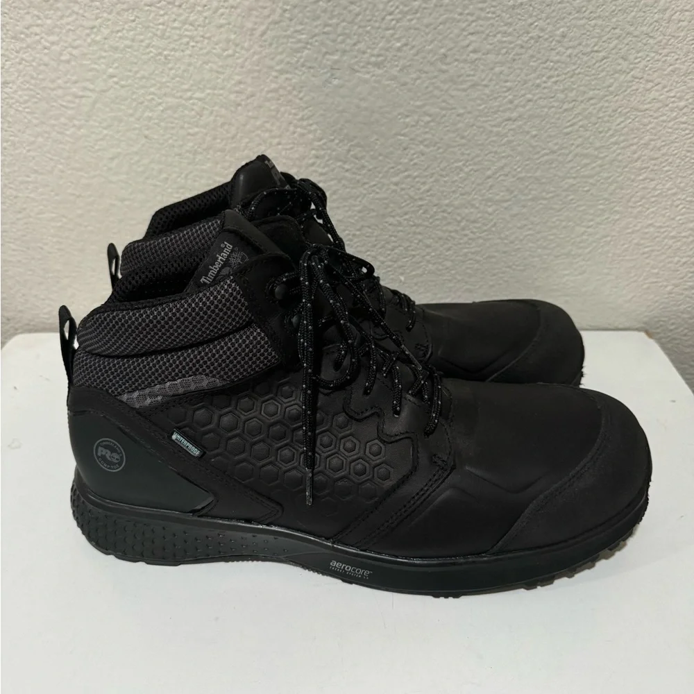 TIMBERLAND Men's Reaxion Composite Toe Waterproof Work Sneaker Size 15W